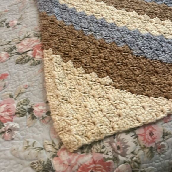 Handmade Crochet Blanket - Picture 2 of 2
